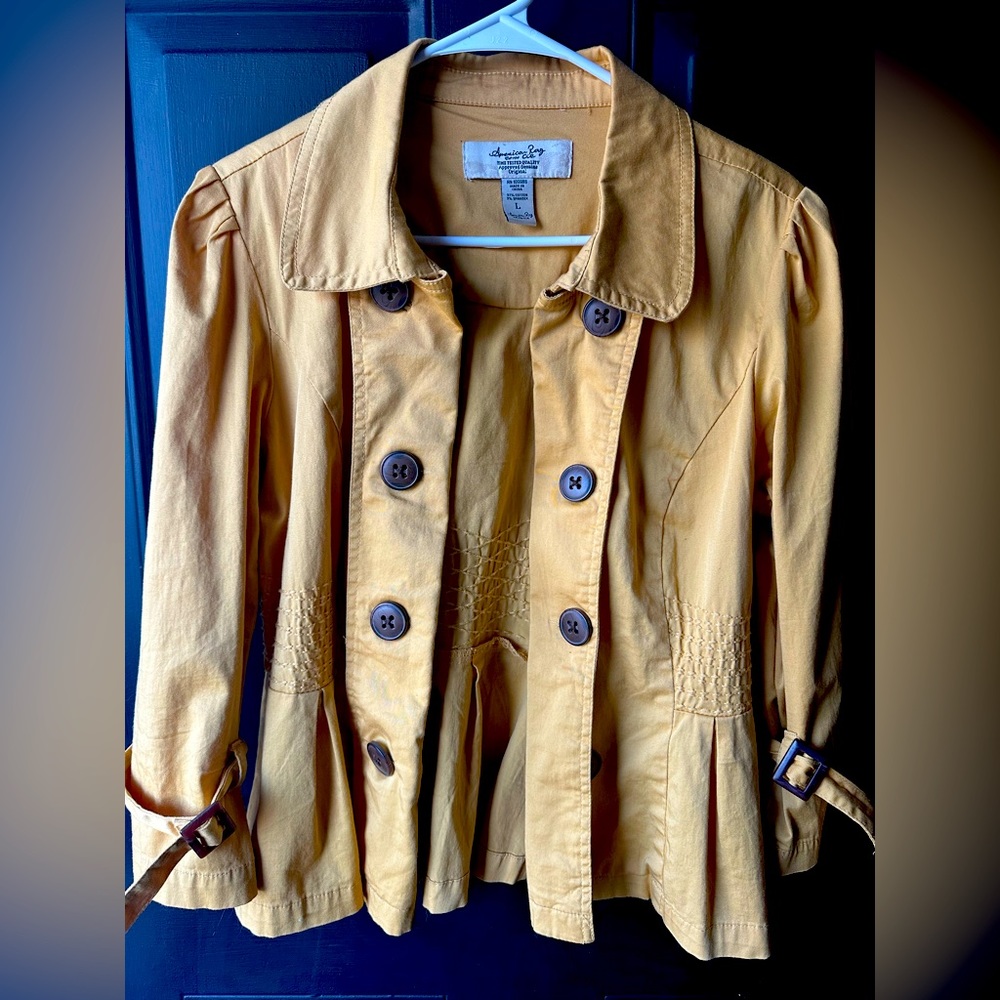 American Rag mustard yellow blazer Size L